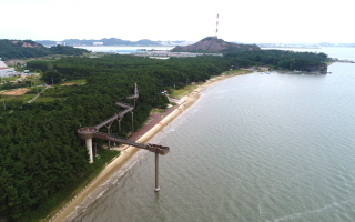 장항송림산림욕장과 스카이워크(기벌포 해전 전망대)